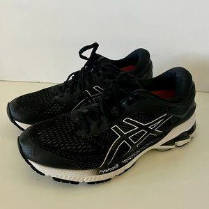 Asics Womens Gel Kayano 26 1012A457 Black Running Shoes Sneakers Size 10
